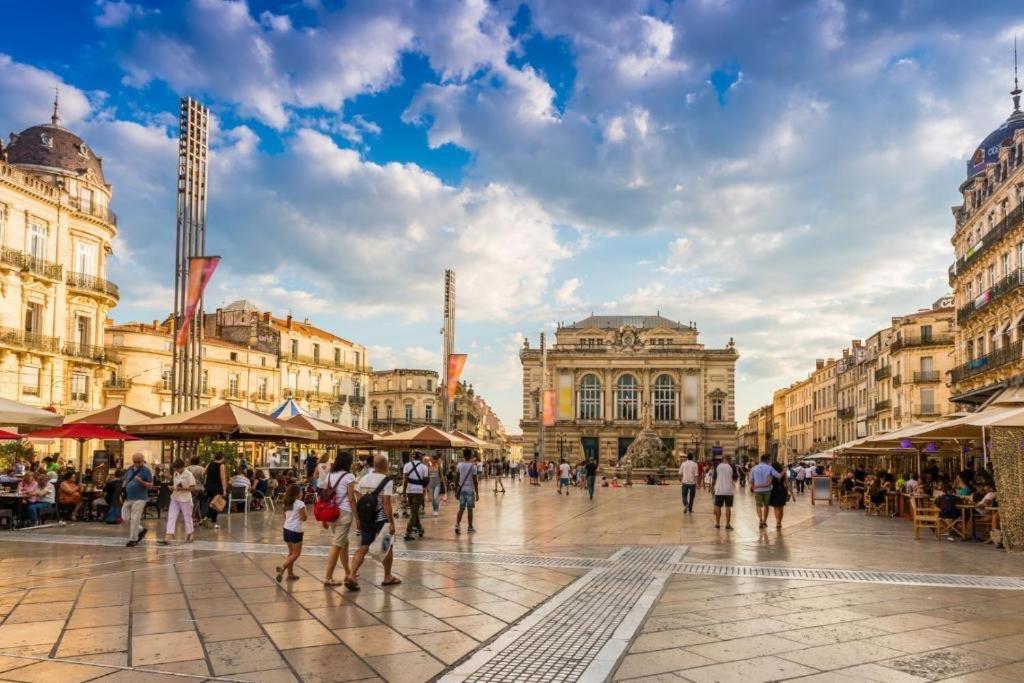Magnifique T3 Quartier Pres D'Arenes Tram Au Pied De L'Immeuble Montpellier Exterior foto